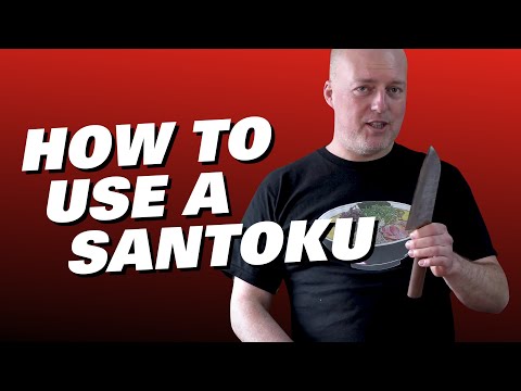 How to Use a Santoku - Japanese Kitchen Knife Skills