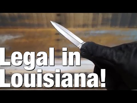 Switchblades / auto-knives now legal in Louisiana, but...