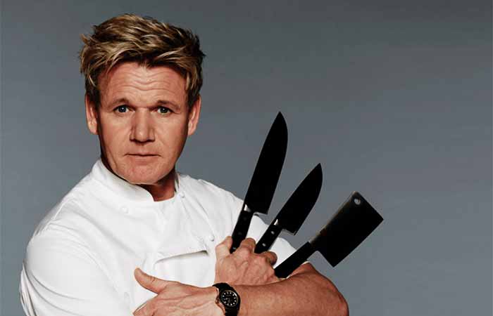 Gordons Three Types Of Kitchen Knives 
