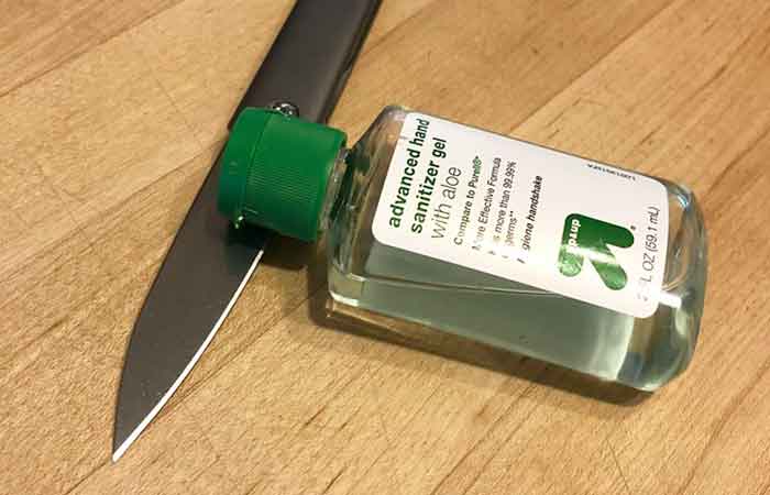 Can I Use Hand Sanitizer on a Knife