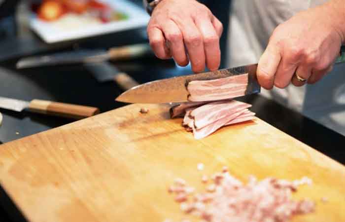 Chopping Meat With Gyuto