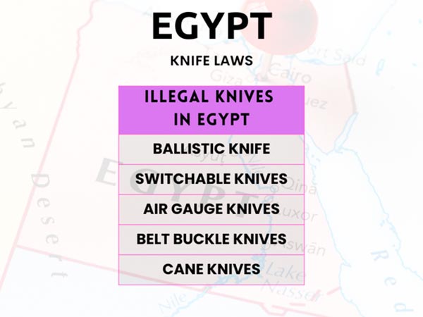 Illegal Knives in Egypt