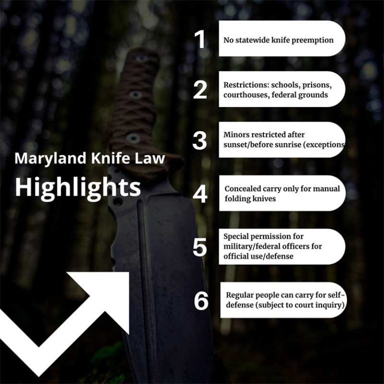 Maryland Knife Laws Everything Stated In 4101 And More Homestead