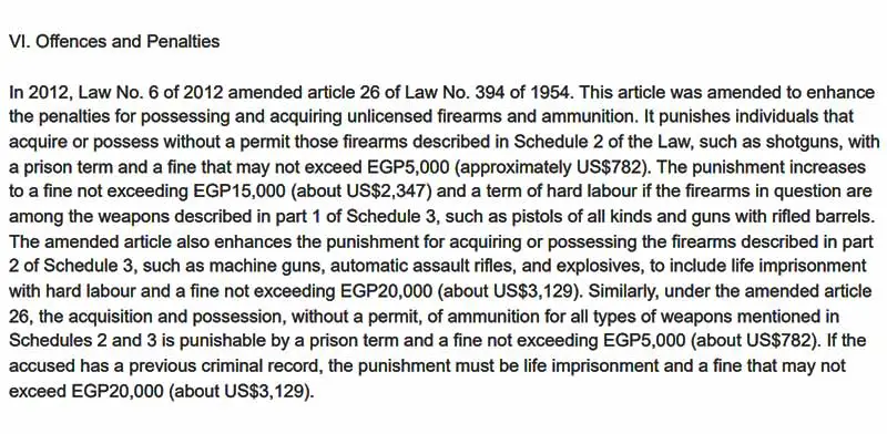 law 394 of the 1954 Egyptian constitution