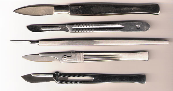 Can I sharpen a kitchen knife to be sharper than a surgical scalpel #r, surgical scalpel