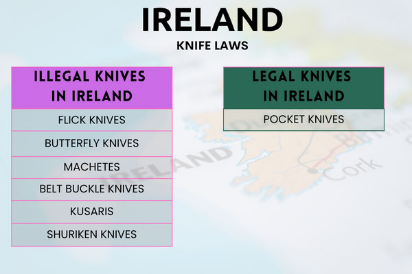 ireland illegal - legal Knives