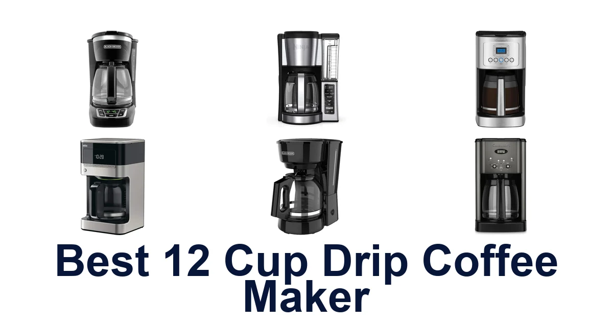 best 12 cup drip coffee maker