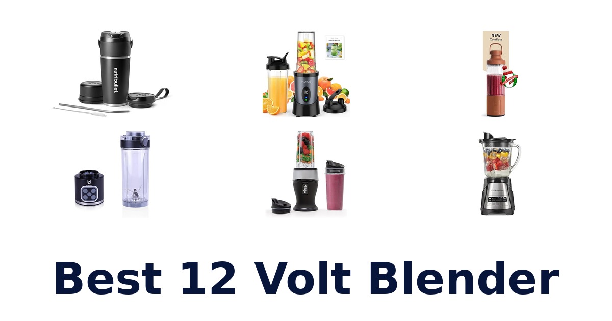 best 12 volt blender