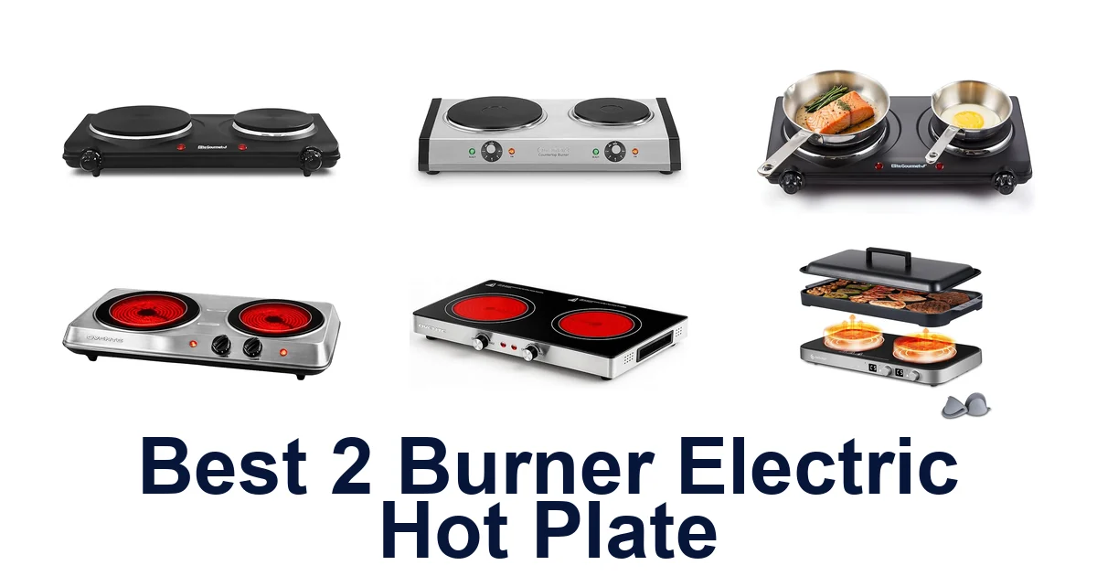 best 2 burner electric hot plate