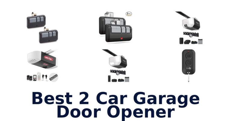 best 2 car garage door opener