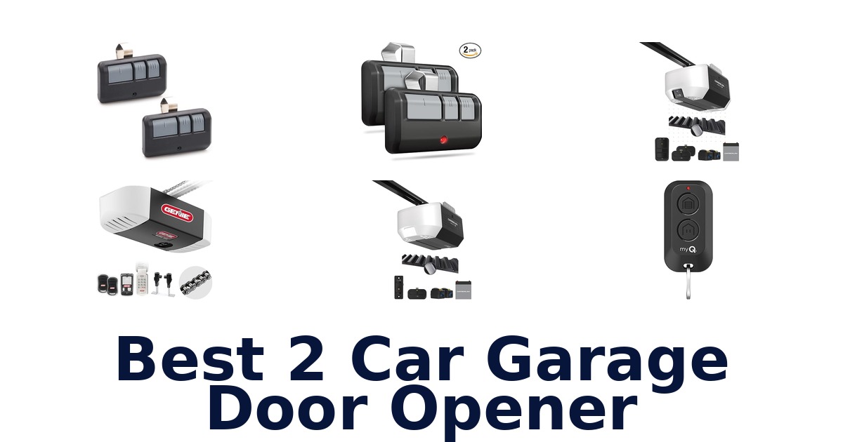 best 2 car garage door opener