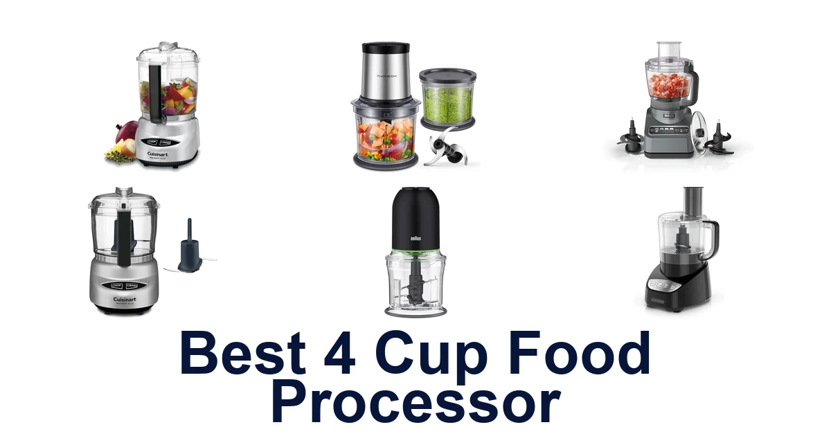 best 4 cup food processor
