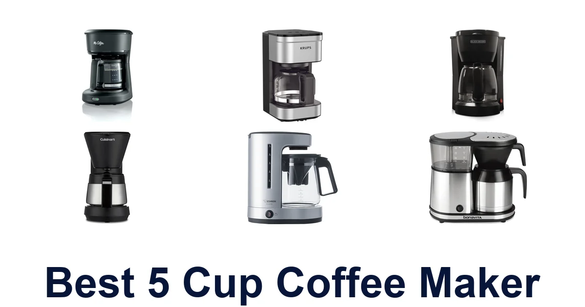 best 5 cup coffee maker