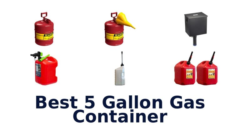 best 5 gallon gas container