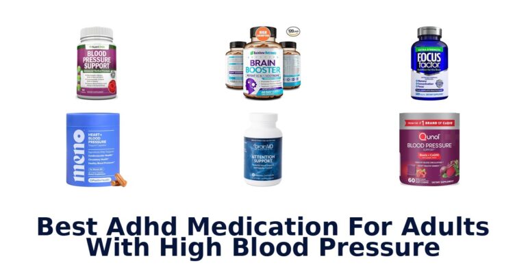 best adhd medication for adults with high blood pressure
