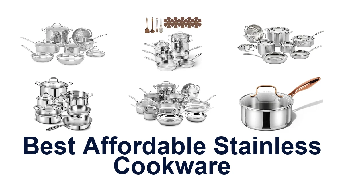 best affordable stainless cookware