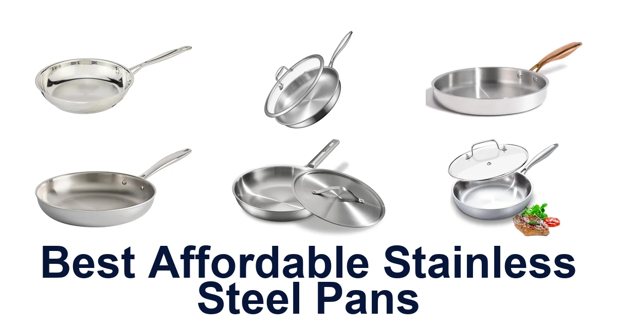 best affordable stainless steel pans