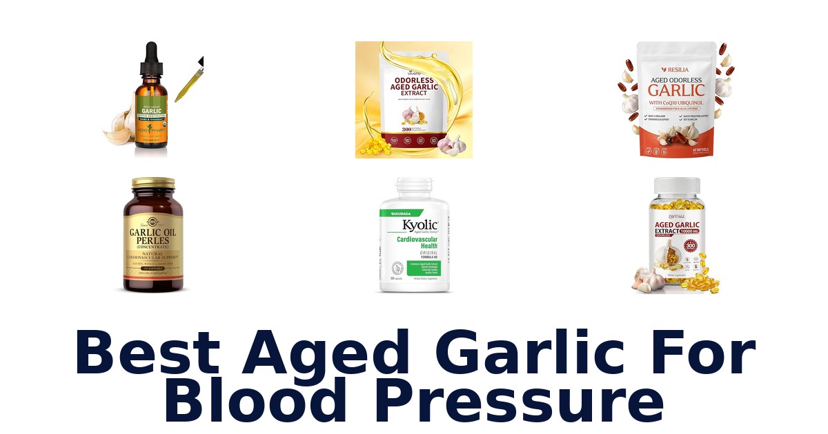 best aged garlic for blood pressure