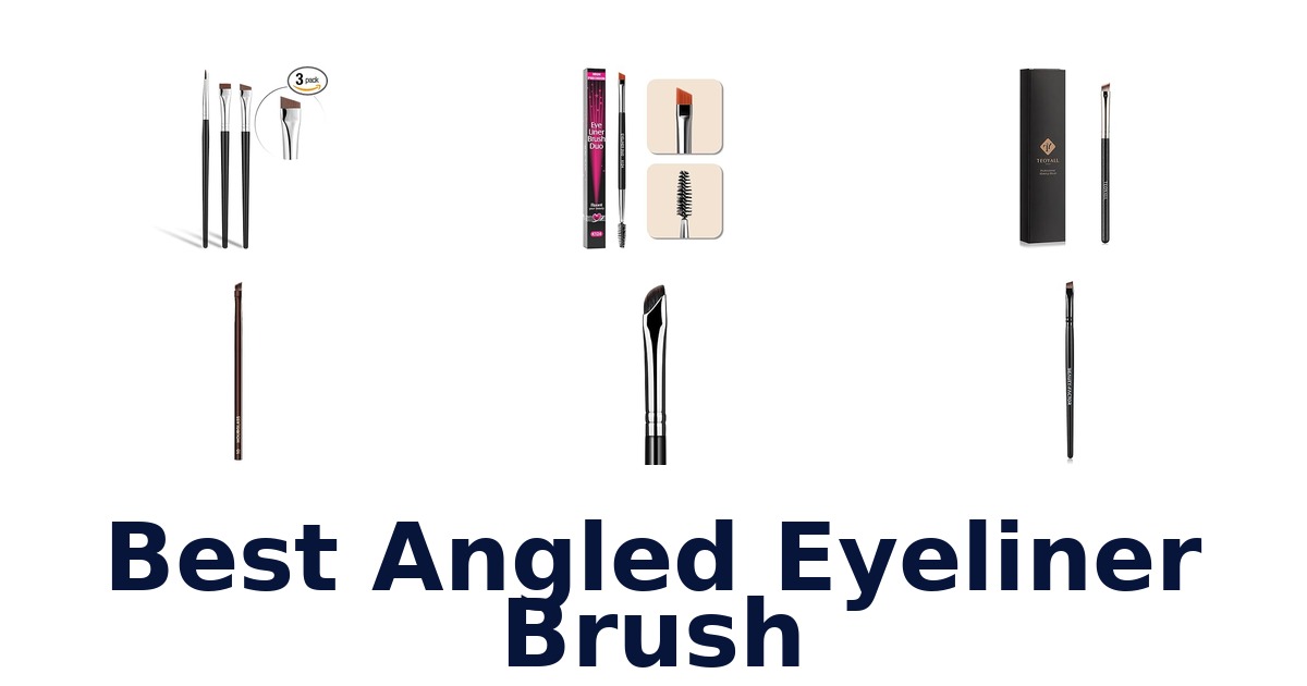 best angled eyeliner brush