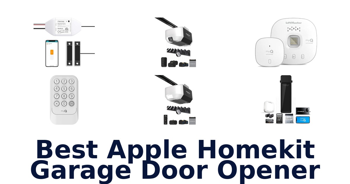 best apple homekit garage door opener