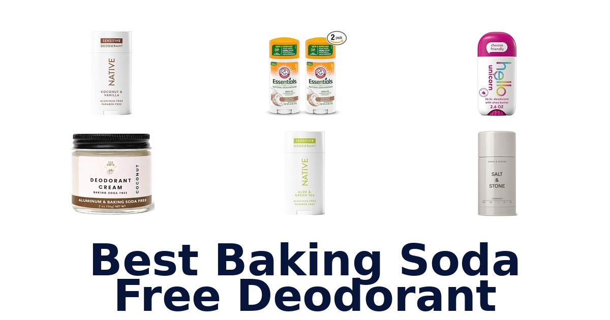 best baking soda free deodorant