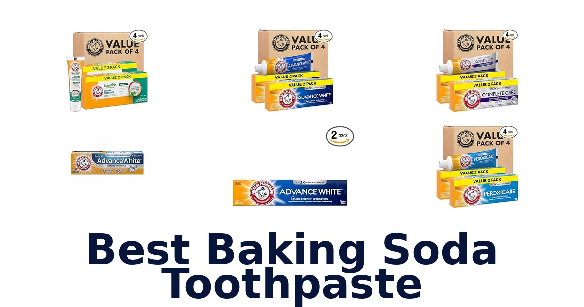 best baking soda toothpaste