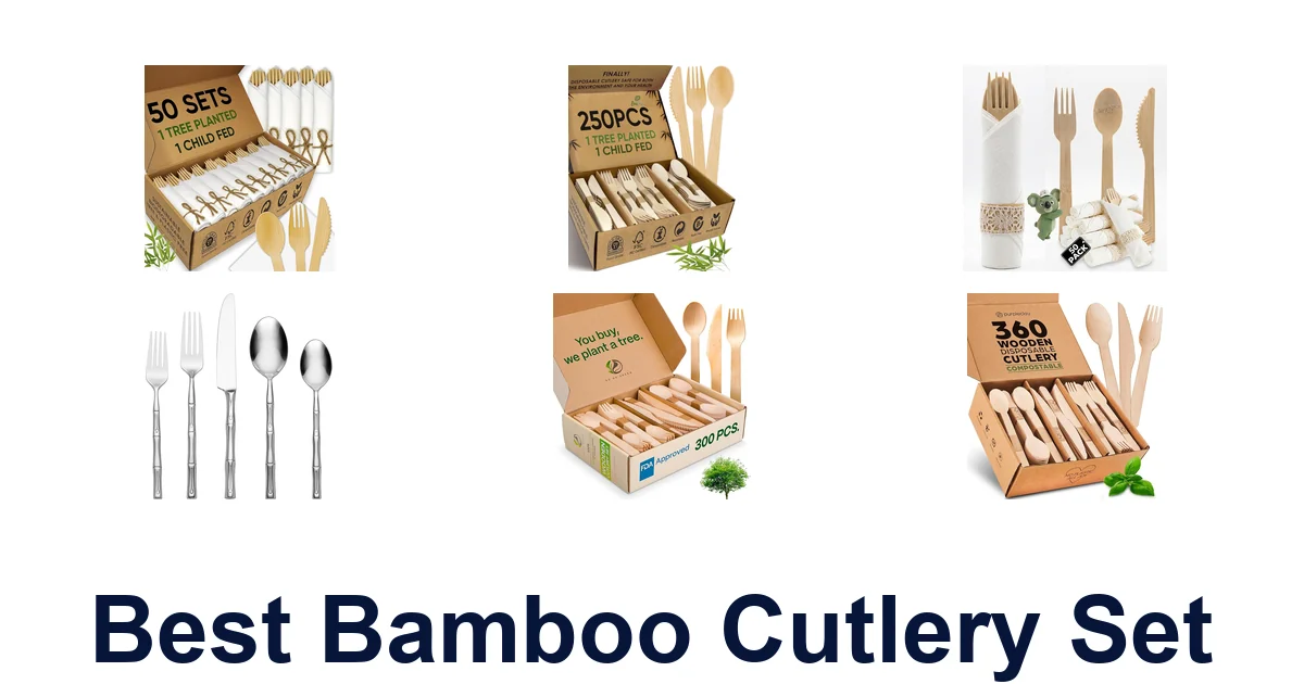best bamboo cutlery set