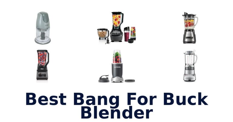 best bang for buck blender