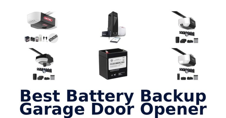 best battery backup garage door opener
