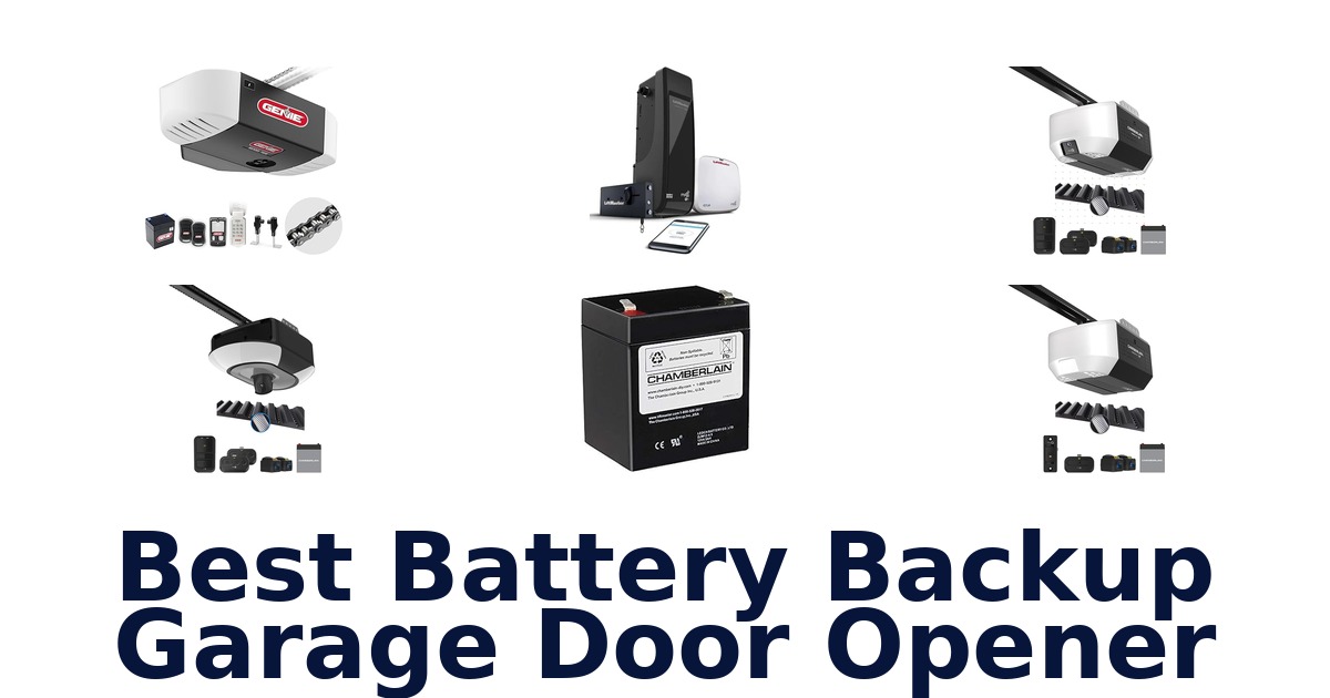 best battery backup garage door opener