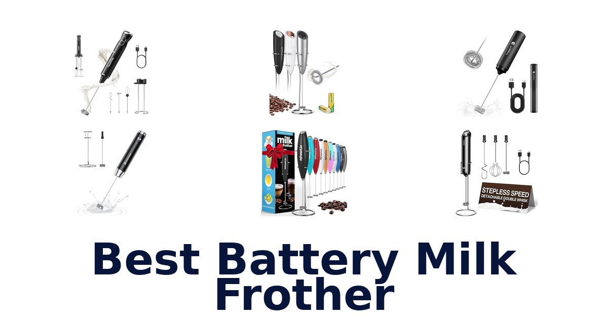 best battery milk frother