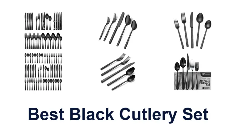 best black cutlery set