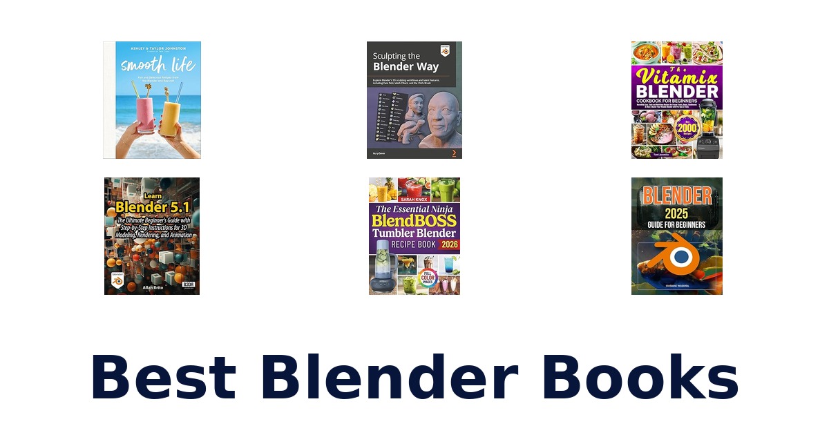 best blender books