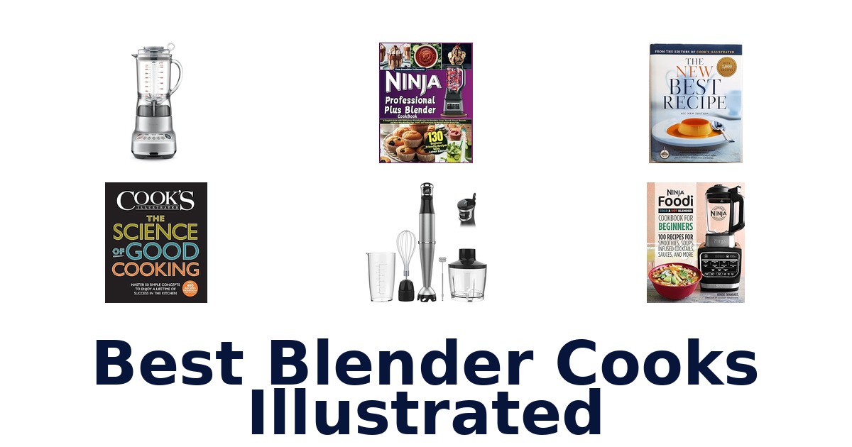 best blender cooks illustrated