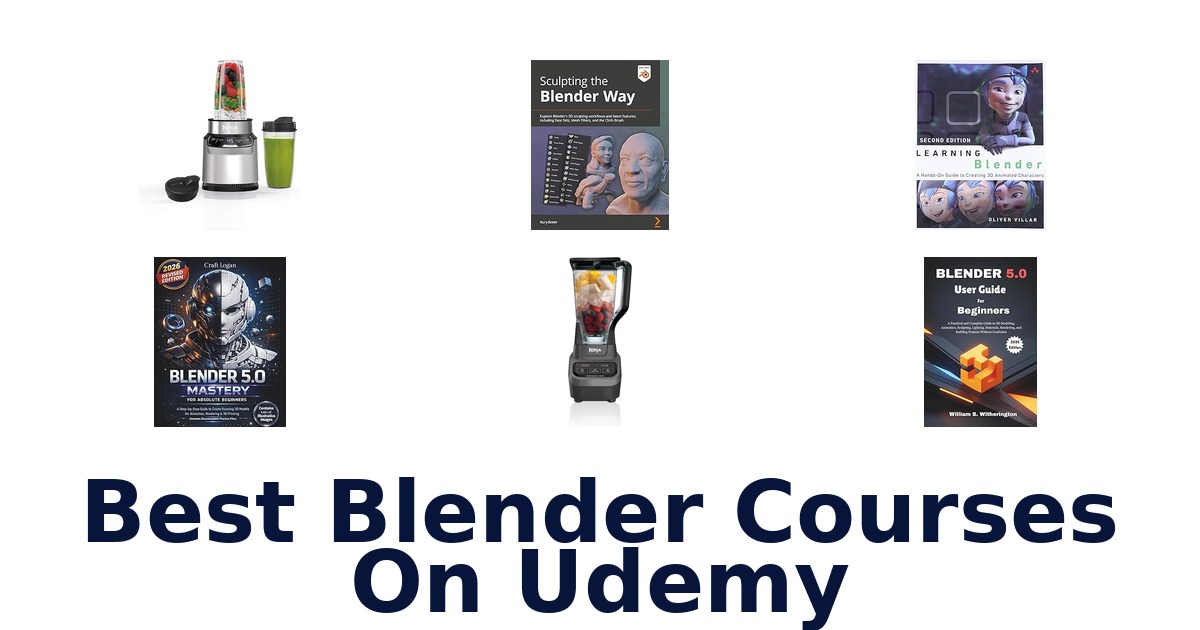 best blender courses on udemy