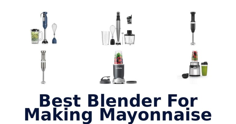 best blender for making mayonnaise