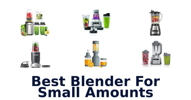 best blender for small amounts