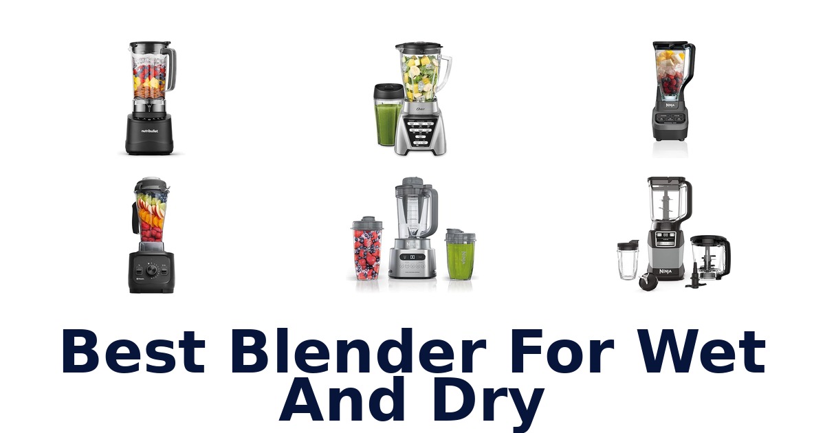 best blender for wet and dry