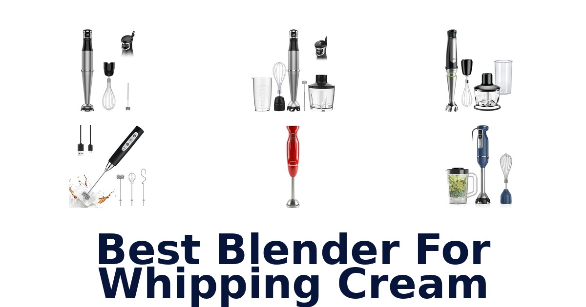 best blender for whipping cream