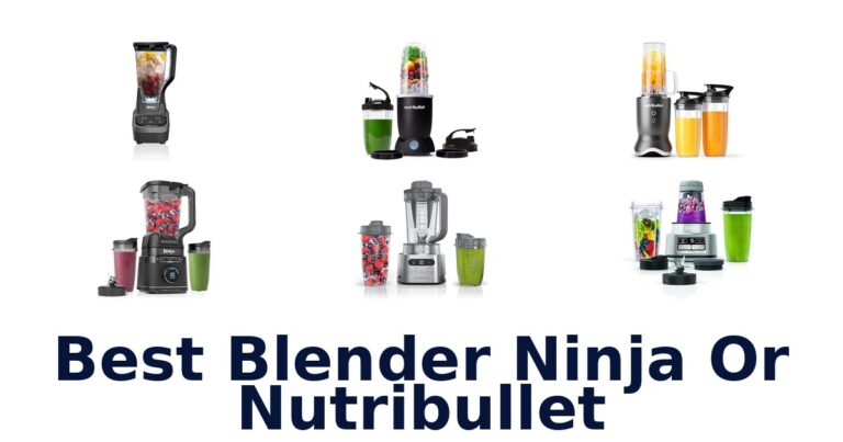 best blender ninja or nutribullet