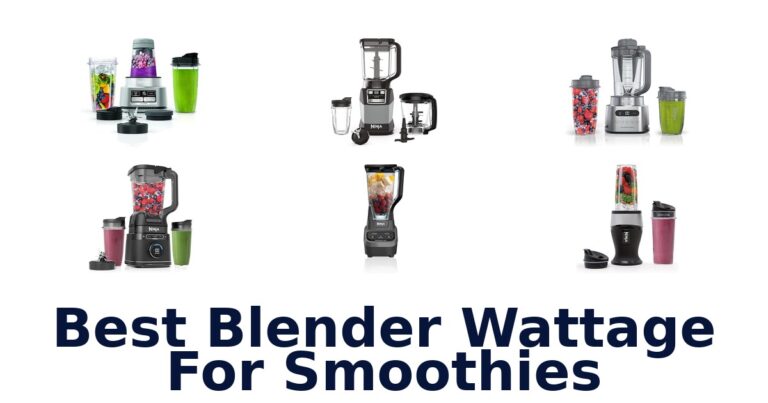 best blender wattage for smoothies