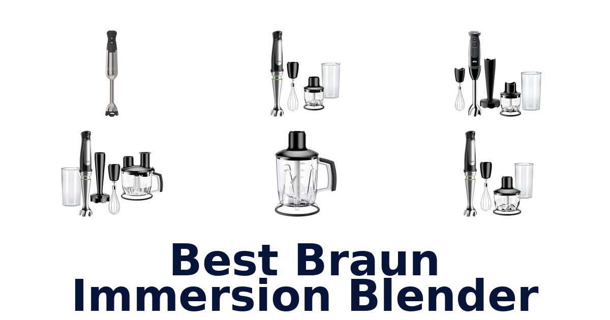 best braun immersion blender
