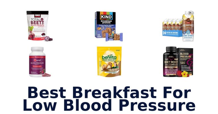 best breakfast for low blood pressure