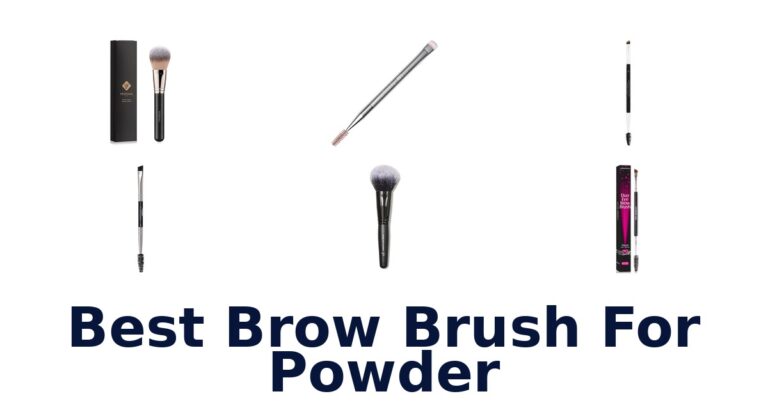 best brow brush for powder