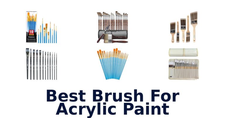 best brush for acrylic paint