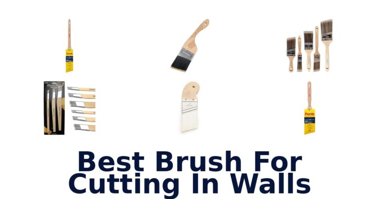 best brush for cutting in walls