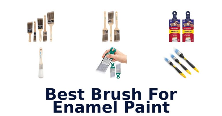 best brush for enamel paint