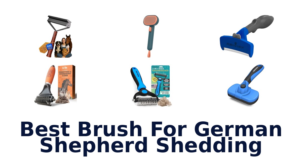 best brush for german shepherd shedding