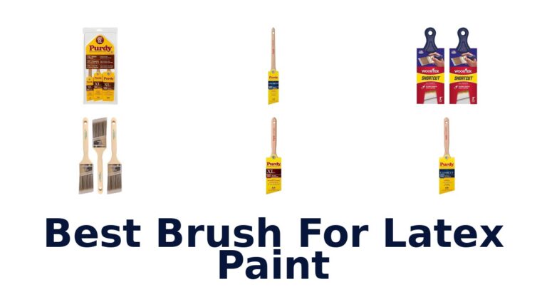 best brush for latex paint