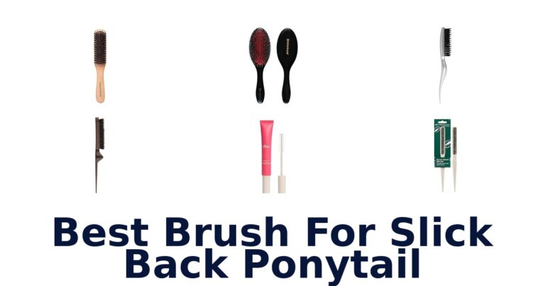 best brush for slick back ponytail